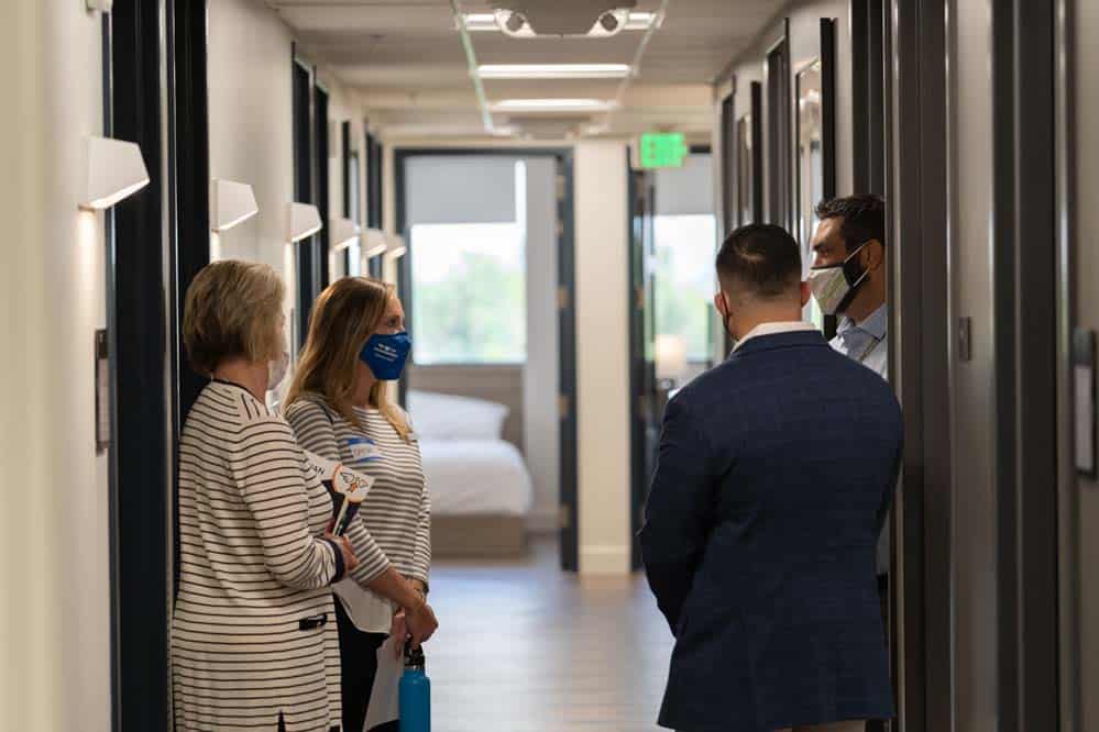 Guests visit CuraWest, a medical detox facility for the treatment of drug and alcohol addiction in Denver, Colorado.