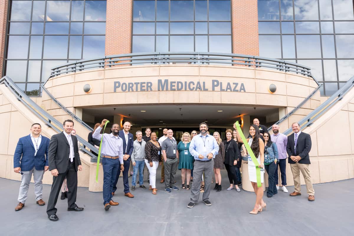 The grand opening, ribbon-cutting ceremony at CuraWest, a medical detox facility for the treatment of drug and alcohol addiction in Denver, Colorado.