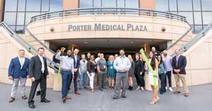 The grand opening, ribbon-cutting ceremony at CuraWest, a medical detox facility for the treatment of drug and alcohol addiction in Denver, Colorado.